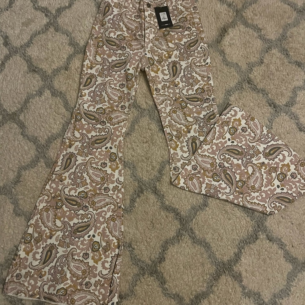 Boho super flare fashion nova jeans